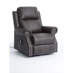 Happy Home Elektrisch verstellbarer Relaxsessel, ca. 92 x 104 x 98,5 cm - Dunkelbraun