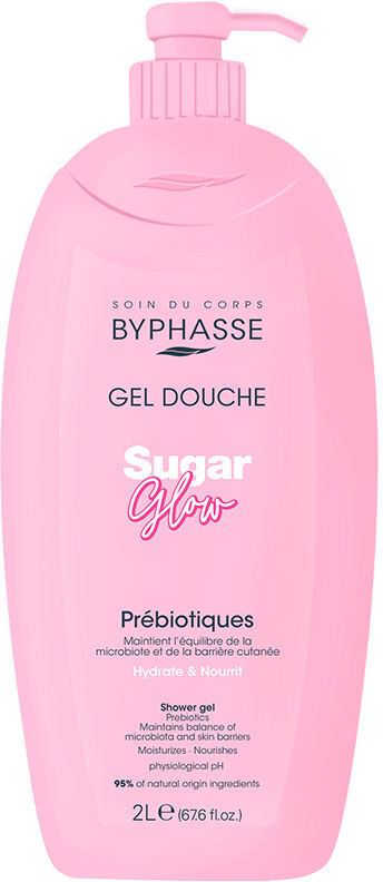 Byphasse Sugar Glow gel de ducha prebiótico 2000 ml