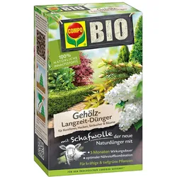 COMPO BIO Hecken, Bäume u. Sträucher Dünger mit Schafwolle 2 kg