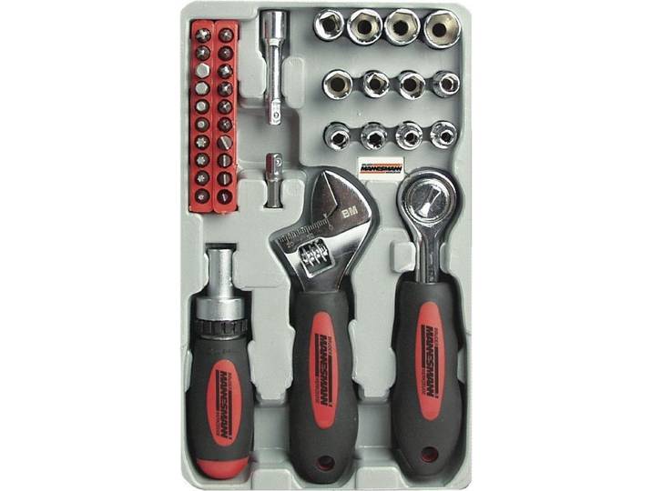 Brüder Mannesmann M29038 Gereedschapsset Doe-het-zelver Incl. koffer 37-delig
