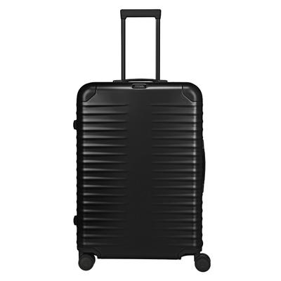 Trolley "ETERNITY Aluminium Koffer", Gr. B/H/T: 53cm x 75cm x 30cm 101 l, schwarz, Aluminium, TITAN - MADE IN GERMANY, Koffer, TSA-Rahmenverschluss, smarte Innenaufteilung & Flüsterrollen