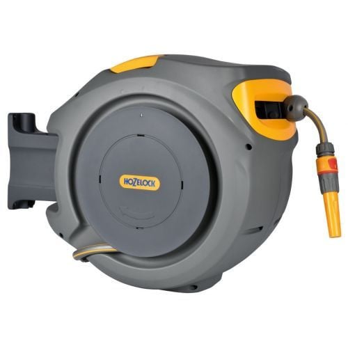 Hozelock wandslangbox met 25 meter slang, grijs