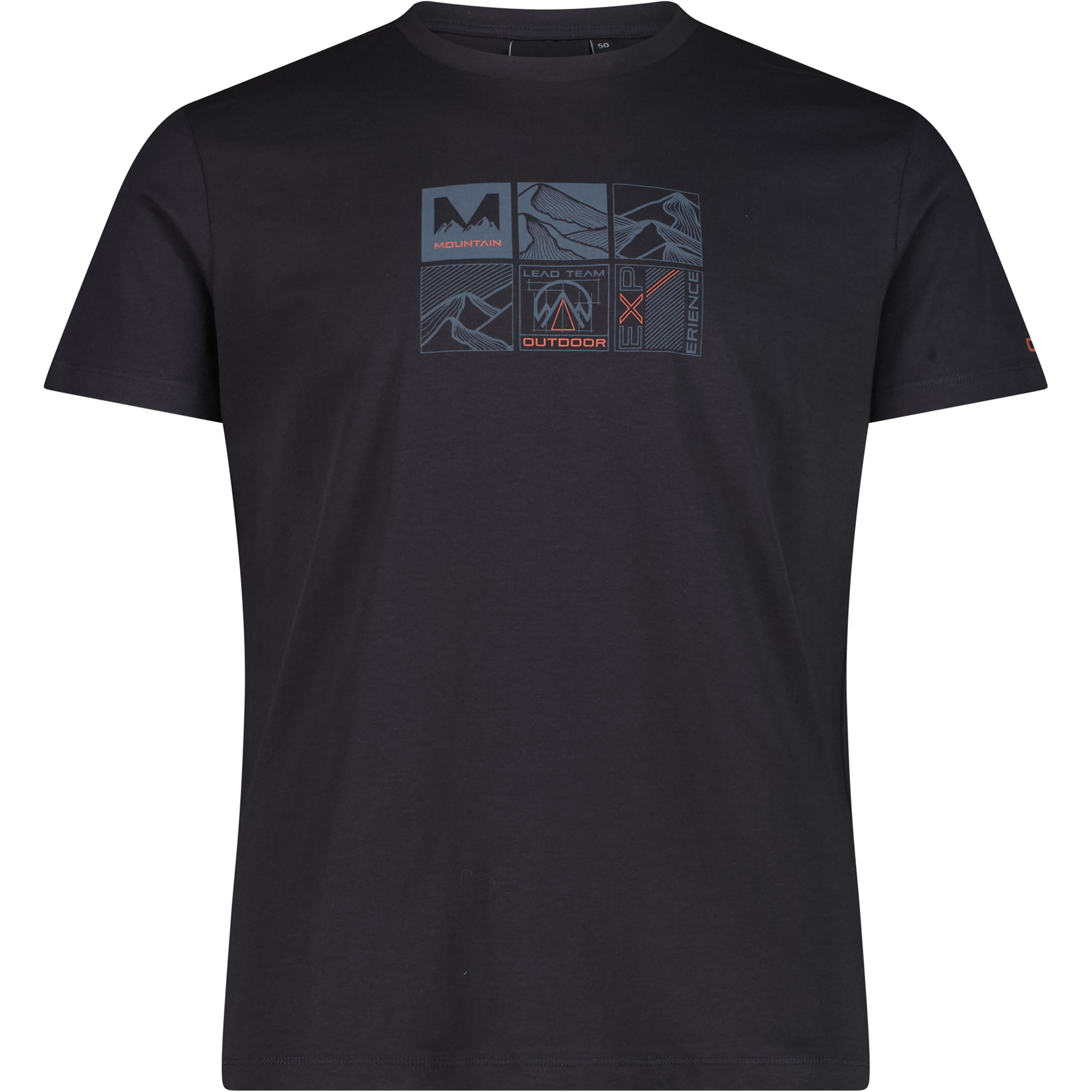 CMP Herren T-Shirts schwarz Größe XXL Trekking Atmungsaktiv