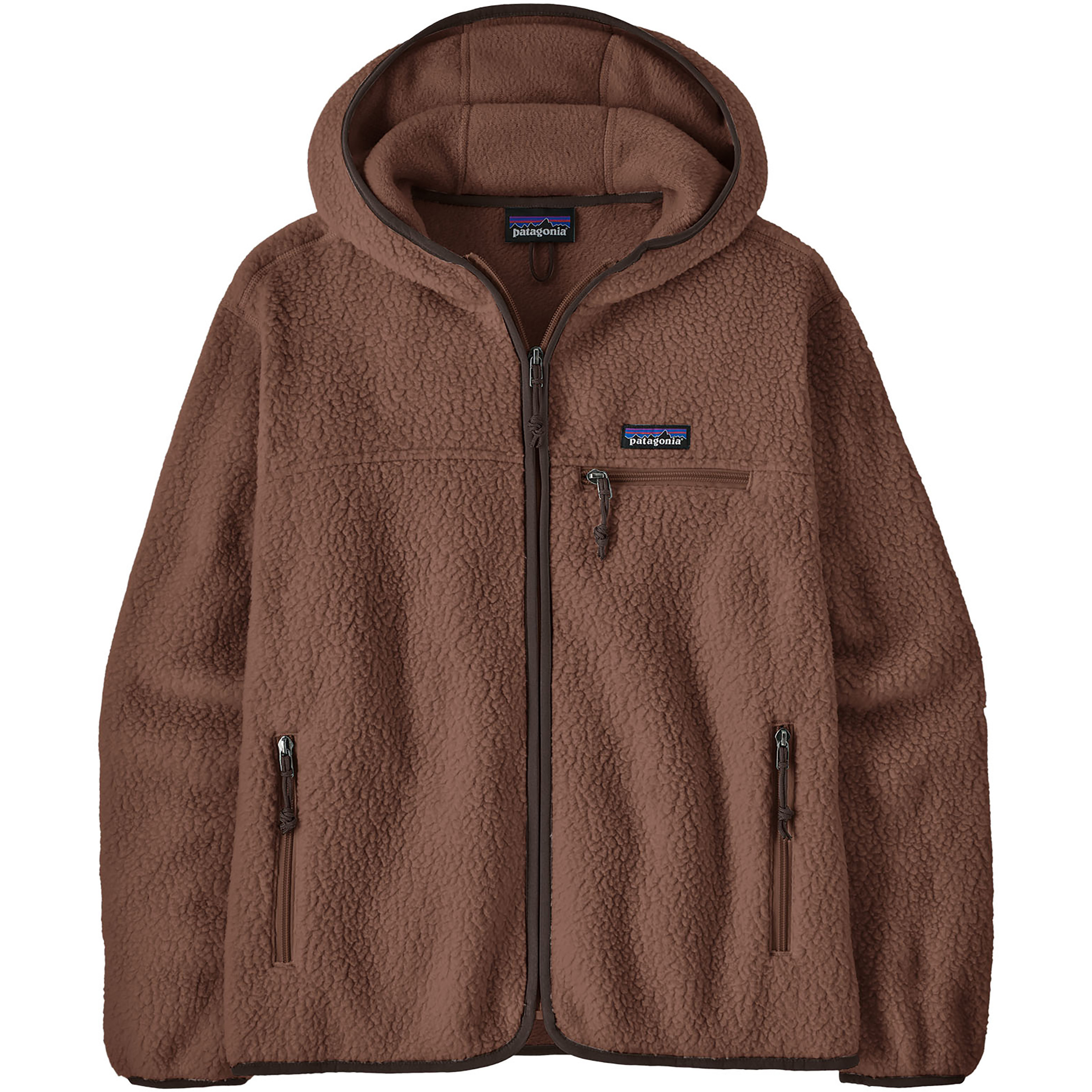 Patagonia Retro Pile Damen Fleecejacke braun Größe L Trekking Windabweisend Polartec