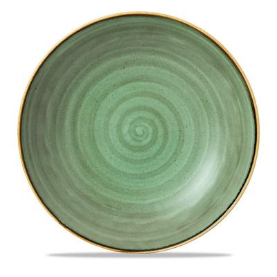 Churchill Stonecast Samphire Green Coupe Pasta Schale