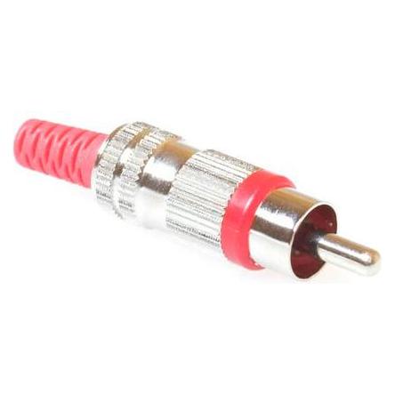 Lumberg RCA Connector Male in Red (XSTO 11 ROOD)