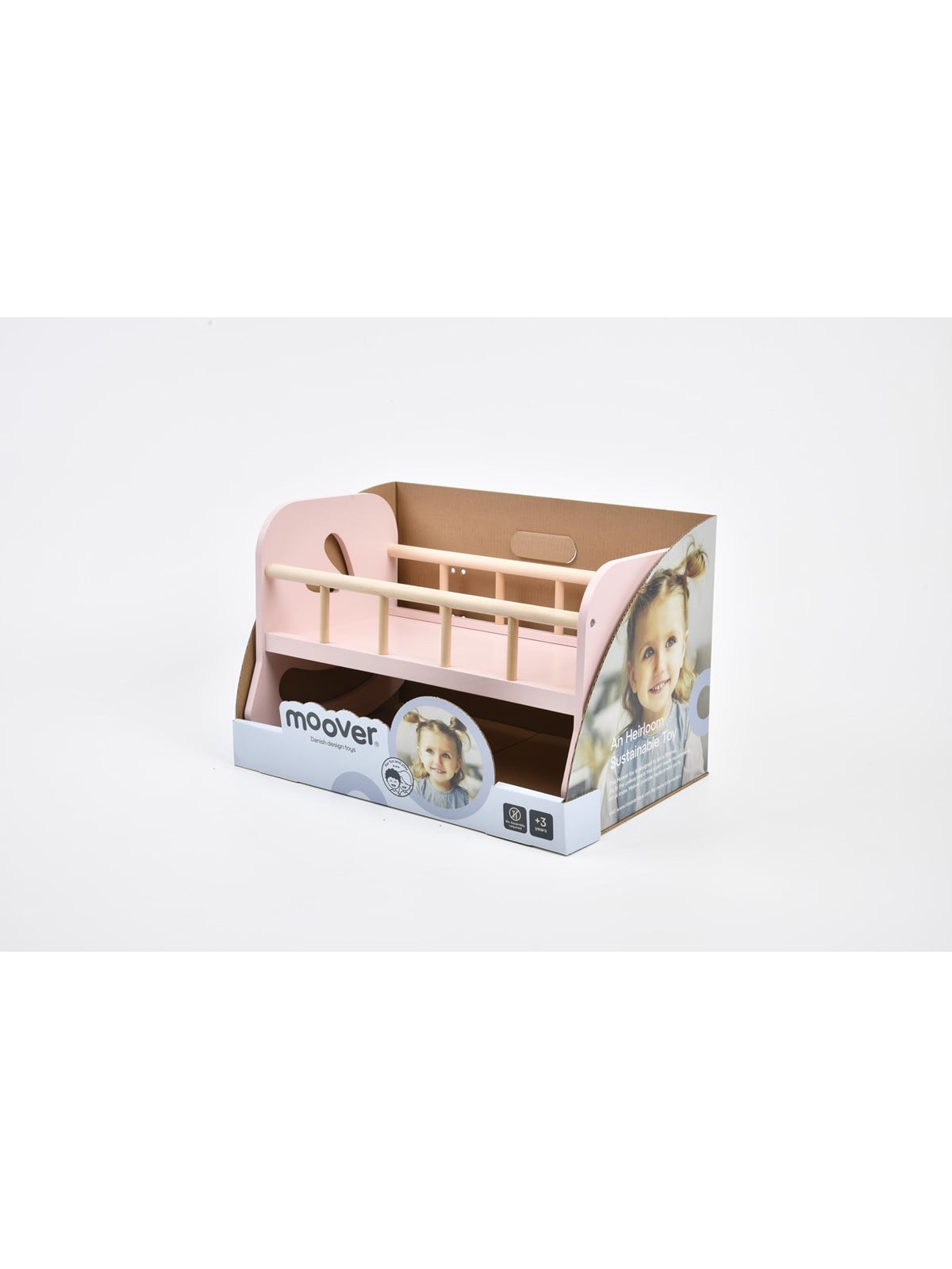 Moover Rosa Puppenwiege