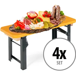 Stagecaptain BB-55 ON Hirschgarten Bierzeltbankerl Orange 4x Set