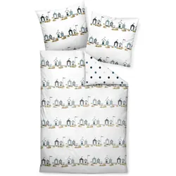 Bettwäsche PALERMO Mako-Satin ( 155x220 cm, mit 1 Kissen) - 155x200 cm, mit 1 Kissen