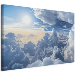 Artgeist, Bilder, Symphony of Light: Sun and Clouds Collaborating on a Beautiful Sky (120 x 80 cm)