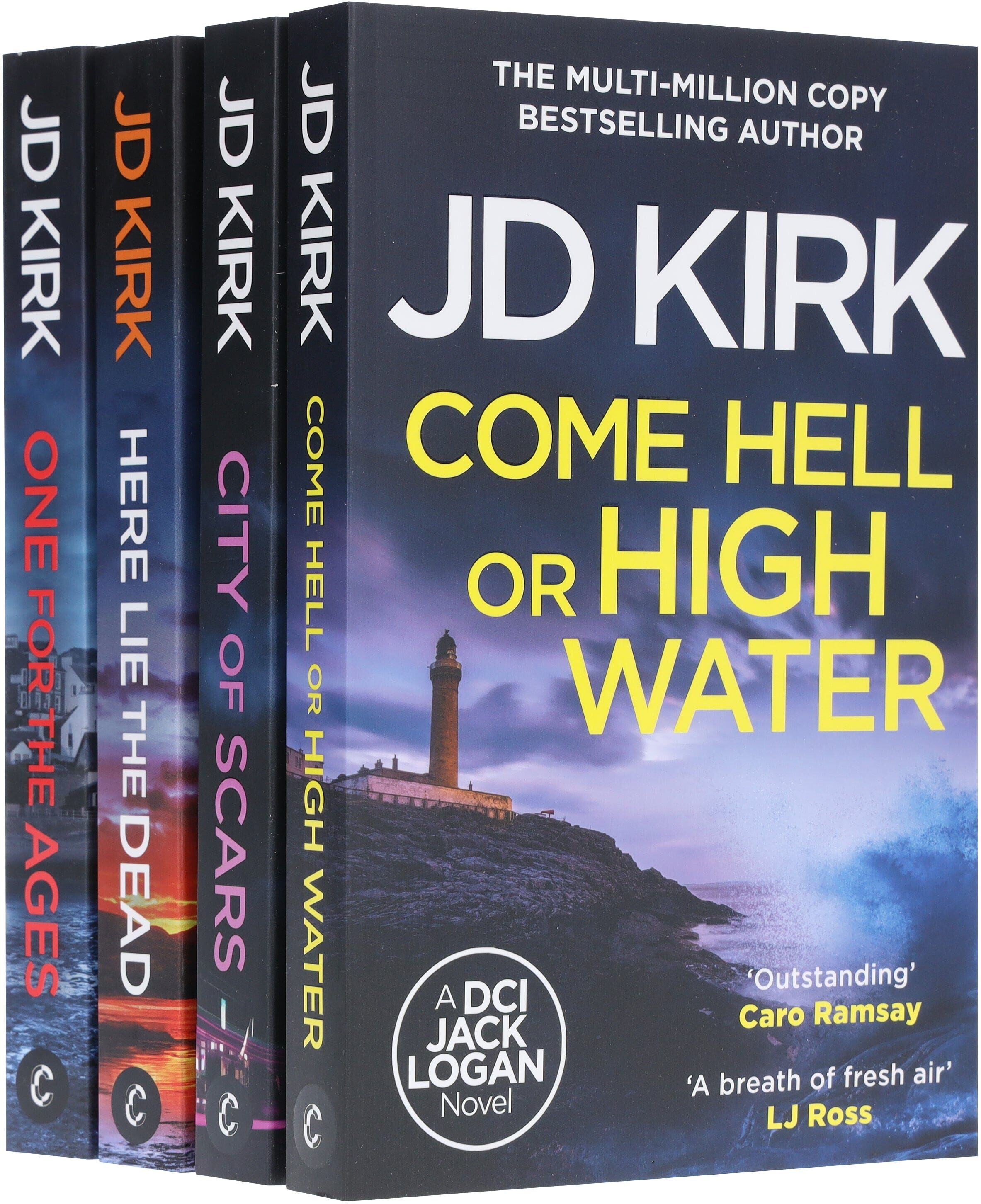 DCI Logan Crime Thrillers (Book 13-16) by JD Kirk 4 Books Collection Set - Fiction - Paperback Zertex Crime