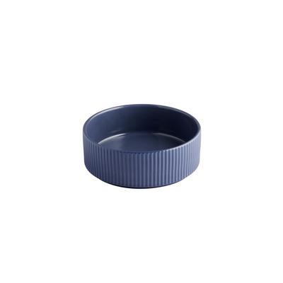 APS Schale THE GRID 6er Set - Porzellan marine, Ø 16 cm, 550 ml, stapelbar
