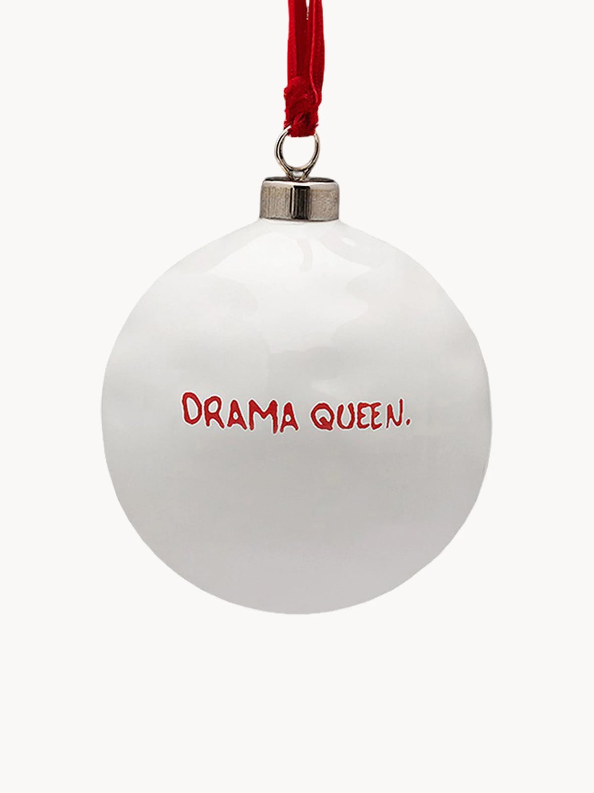 Anna + Nina Handgemaakte kerstbal Drama Queen