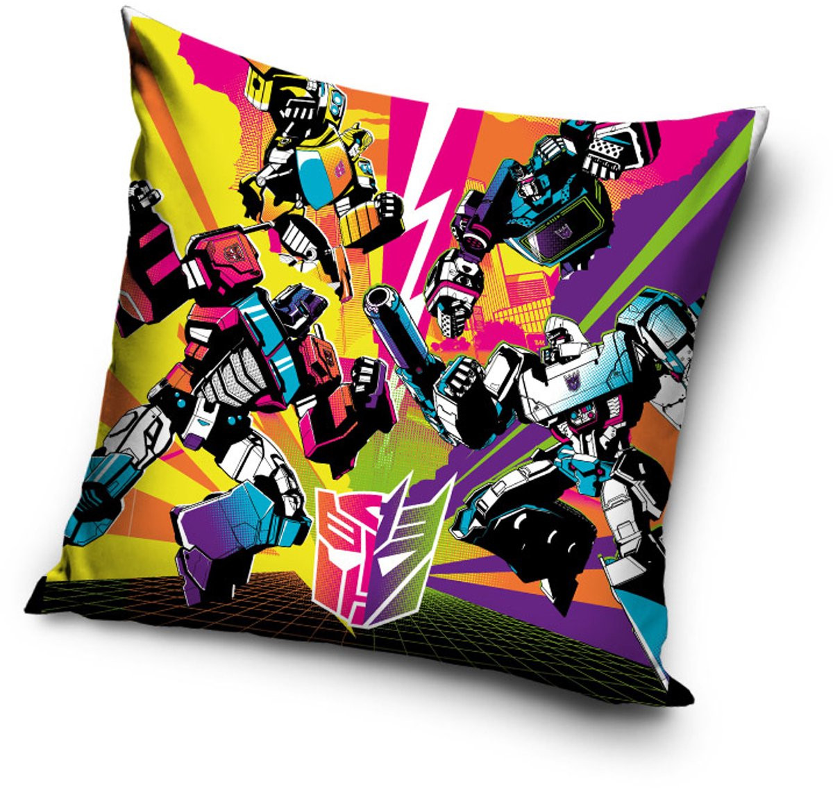 Decoratieve Transformers Pluche Kussensloop van Velours, 40 x 40 cm