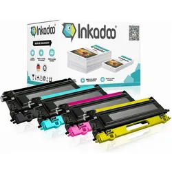 Inkadoo Multipack kompatibel zu Epson C13S050190 / 0190 enthält 1xBK, 1xC, 1xM, 1xY, Drucker Zubehör