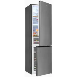 Exquisit Kühl Gefrierkombination 377 l freistehend No Frost inoxlook KGC380-115-NF-040A inoxlook