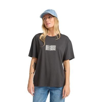 T-Shirt BILLABONG "In The Beyond", Damen, Gr. L, schwarz (off schwarz), Obermaterial: 100% Baumwolle., Shirts T-Shirt