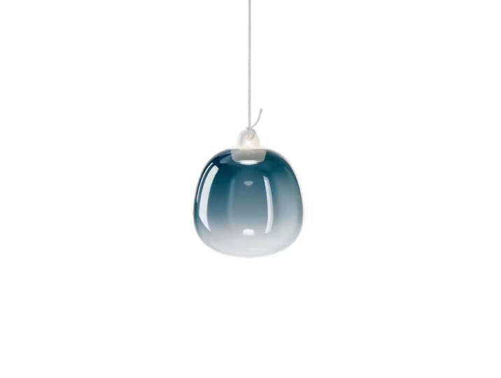 Lodes Pendelleuchte Oblò ohne Baldachin - Stahlblau (Azure Stee