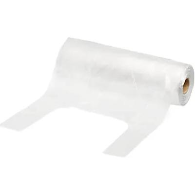 Hemdchentragetaschen auf Rolle Obst & Gemüse HDPE Transparent 22+12×48 cm 10 µm – 3000 Stück RyanPack