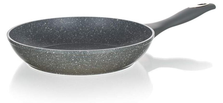 Banquet Banquet Granite GREY koekenpan, 24 cm diameter, aluminium, geschikt voor inductie, antiaanbaklaag