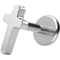 Titan Labret mit Push Fit KREUZ