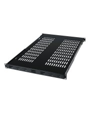 StarTech.com 1U Adjustable Mount Depth Vented Rack Shelf 175lbs/80kg Regal Schwarz 48,3 cm 19" für P/N: 4POSTRACK25 (ADJSHELF)