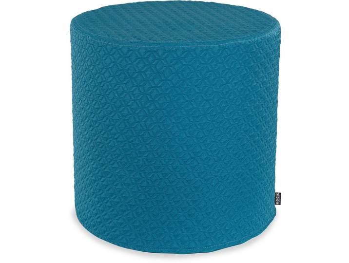 H.O.C.K. Sitzhocker H.O.C.K. Giulio Outdoor Hocker rund Pouf ø45x45cm petrol, Hocker, Sitzhocker, Pouf Hocker, Barhocker - wetterfest, vielseitig