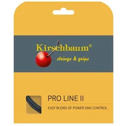 Tennissaite - Kirschbaum - PRO LINE  - 12 m - schwarz