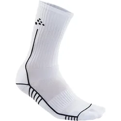 CRAFT Progress Mid Sportsocken 900000 - white 37-39
