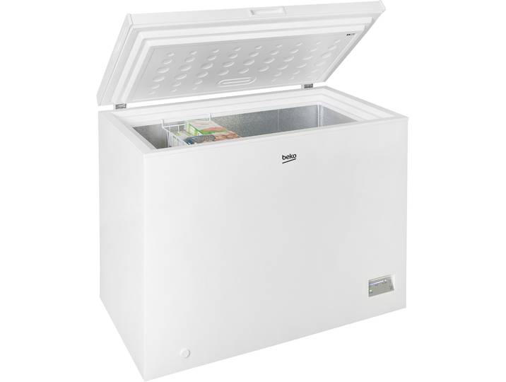 BEKO Gefriertruhe CF200CWN , Energieeffizienz: C, silber (weiß), B/H/T: 102,6cm x 84,5cm x 61,6cm, Gefriertruhen, Schnellgefrierfunktion – kühlt zügig auf Gefriertemperatur, Gefriertruhe