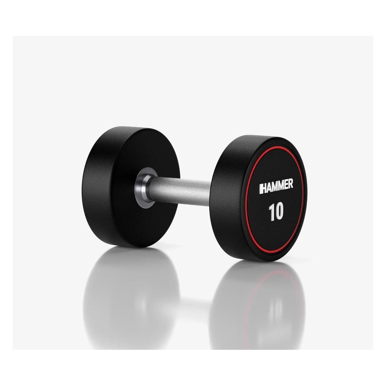 Hammer Fitness Kompakthantel PU 10 kg (1 x 10 kg) (17423)