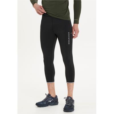Lauftights ENDURANCE "Energy 2", Herren, Gr. M, US-Größen, schwarz, 81% Polyester, 19% Elasthan, unifarben, Hosen, im funktionalen Dreiviertel-Design