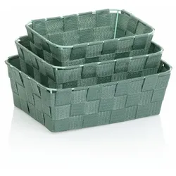 Kela Korb-Set Alvaro 3er Polypropylen Grün Lind