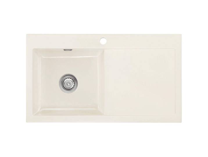 Systemceram Spüle Mera 90, Magnolie, Keramik, 90x20x51 cm, Küchen, Küchenausstattung, Küchenspülen, Keramikspüle