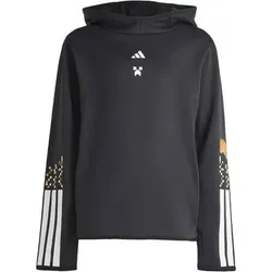 ADIDAS Kinder Kapuzensweat Minecraft TRAINING 3-Streifen, Größe 98 in Grau Grau