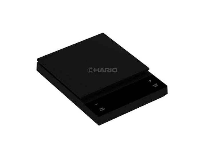 HARIO - Balance à café Polaris Noire\, Balance de Pesée\, Café\, Cadeau\, CST-2000-B