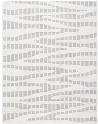 SAFAVIEH Handmade Manhattan Raven Modern Abstract Wool Rug