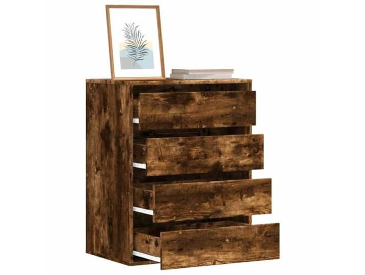 smnyxs Eckkommode, Altholz, 60 x 41 x 76 cm, Holz 4 Schubladen, glatte Oberfläche, Wandbefestigung inklusive, Pflege mit feuchtem Tuch, Verwendung im Schlafzimmer, Wohnzimmer