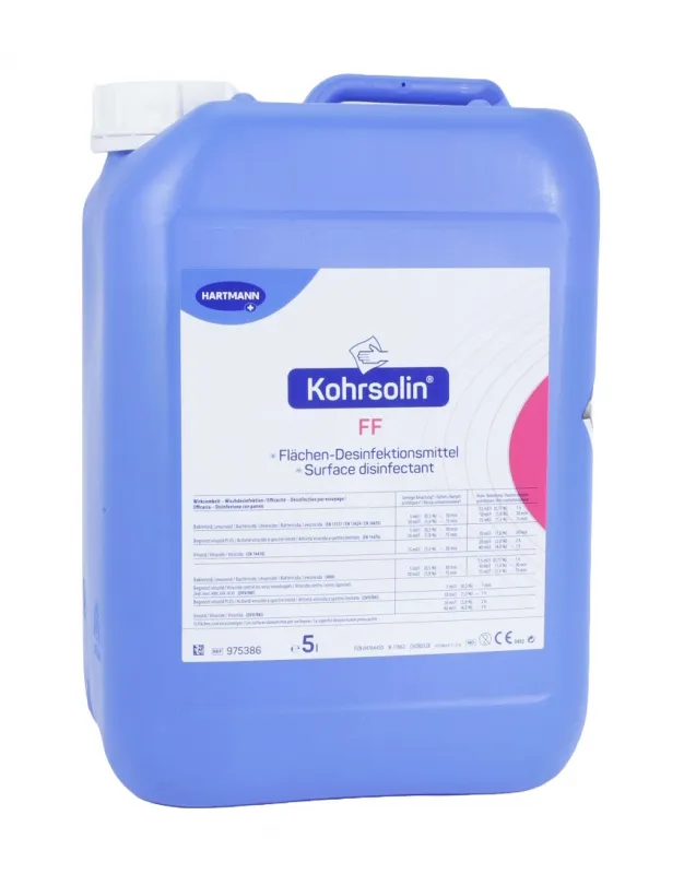 BODE Chemie GmbH & Co. KG Kohrsolin FF, formaldehydfreies Flächendesinfektionsmittel, 5 Liter 980431