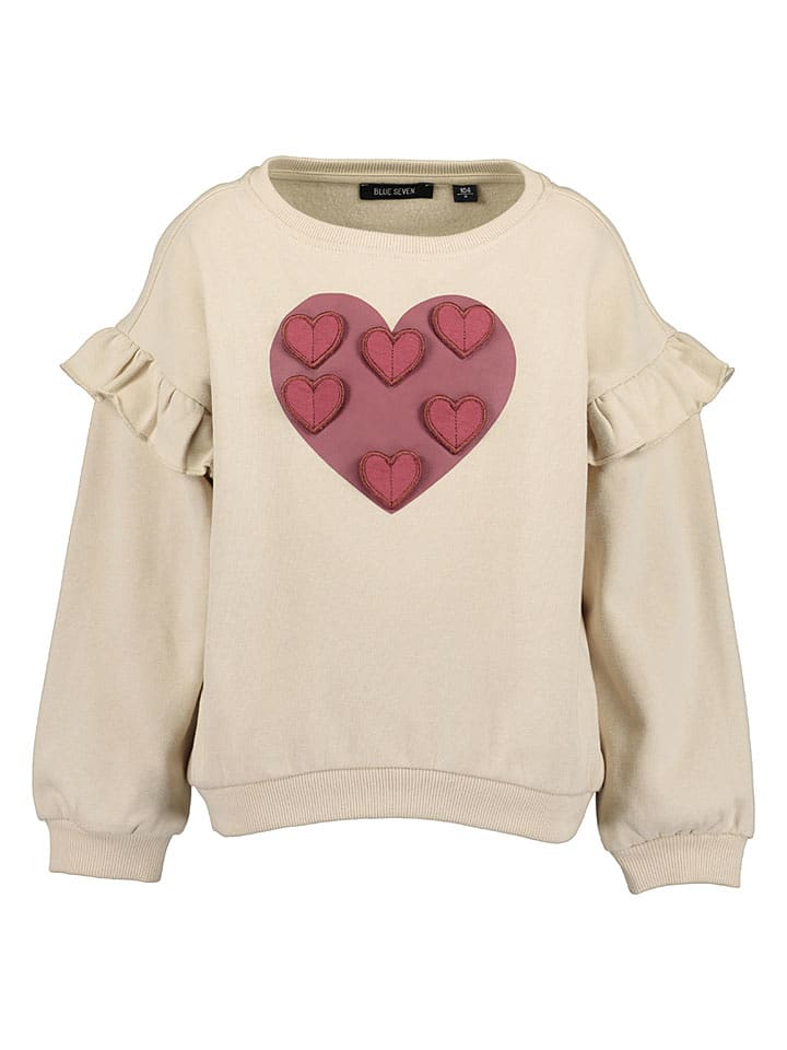 Blue Seven Sweatshirt in Sand - 98