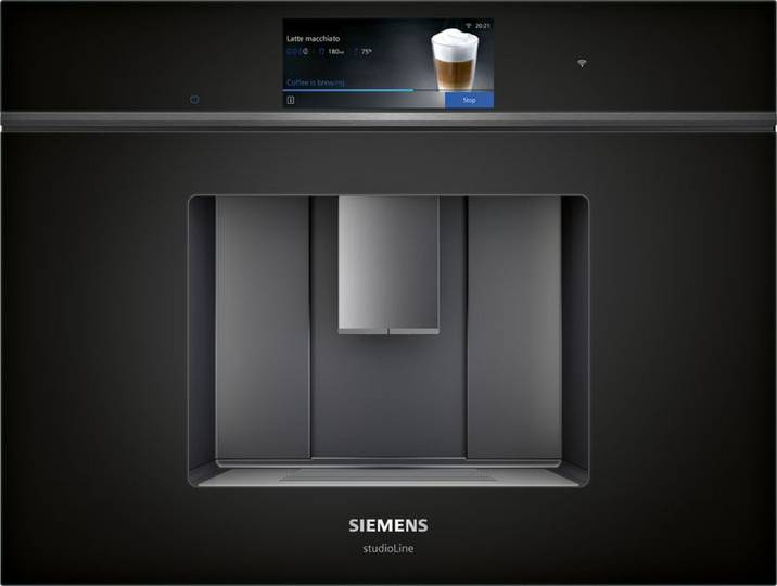Siemens iQ700, Einbau-Kaffeevollautomat, Schwarz, CT918L1B0, ID CT918L1B0