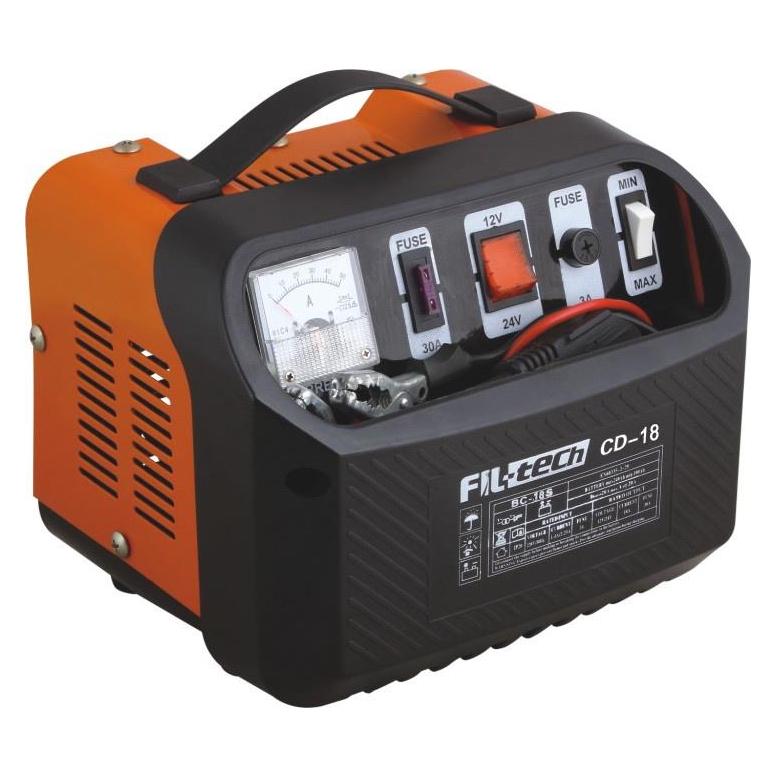 Filtech LADEGERÄT FÜR AKKU CD-18 8A (16 A, 12V, 24V) (CD-18)