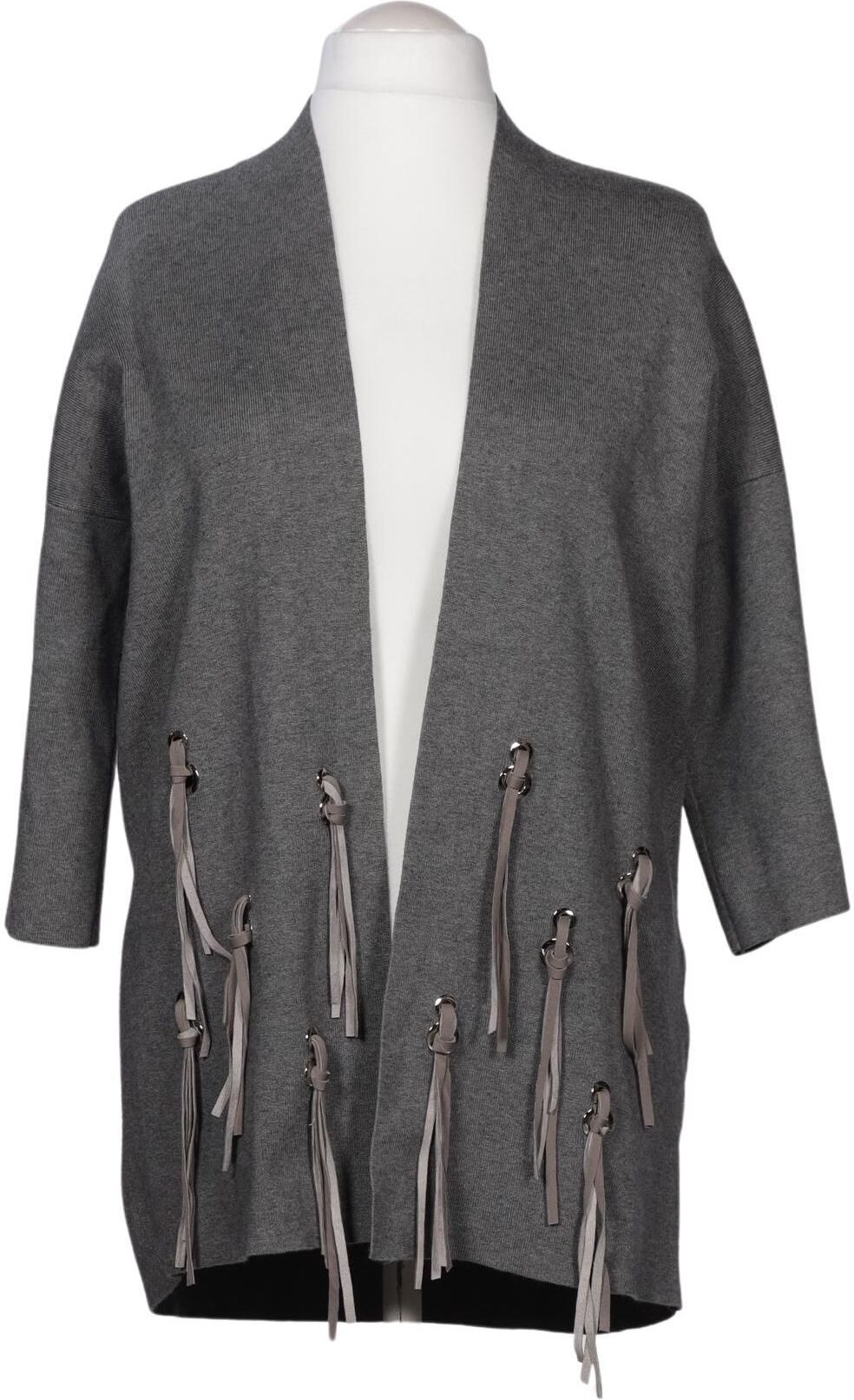 needle & thread Damen Strickjacke, Grau, Gr. Xxl, kein / Etikett - Second Hand