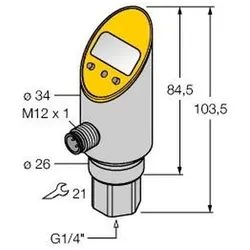 Turck Drucksensor PS001R3012UPN8XH1141