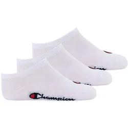 Champion Kinder Socken, 3er Pack - Sneaker, einfarbig Weiß / 27-30