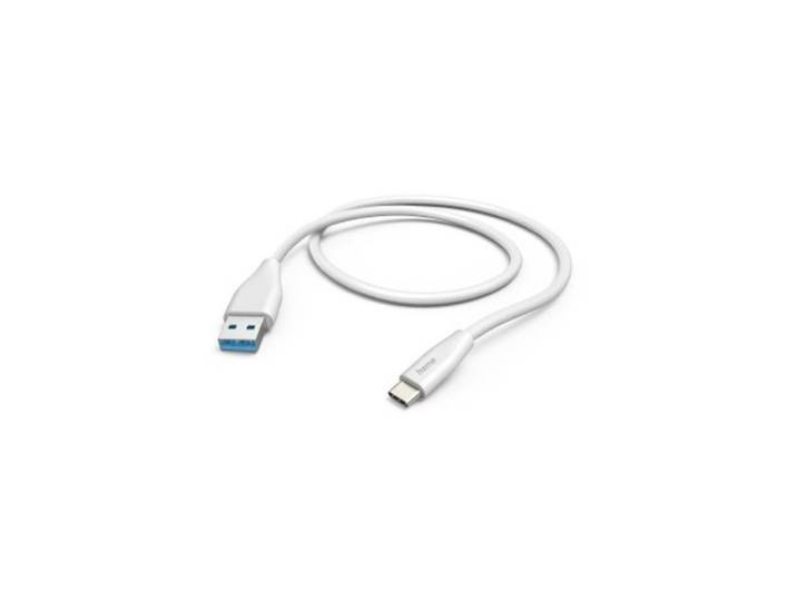 Hama USB-Kabel, USB-A naar USB-C, 1,5 m Oplader Wit