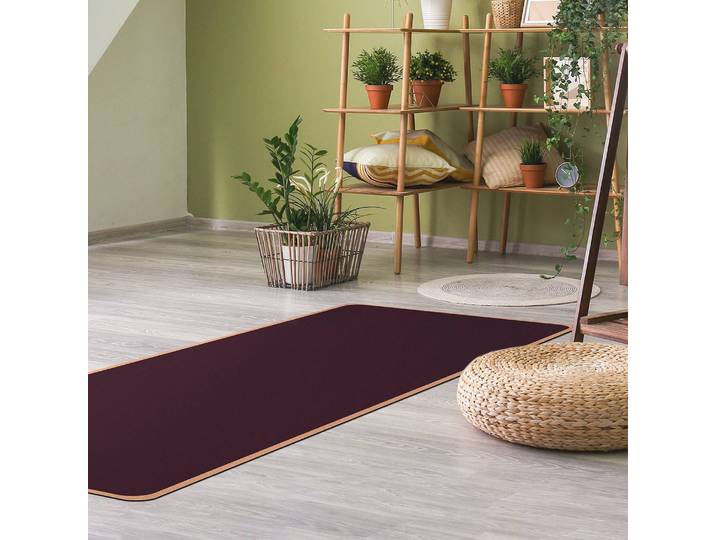 Läufer/Yogamatte Aubergine 183 x 61cm Violett