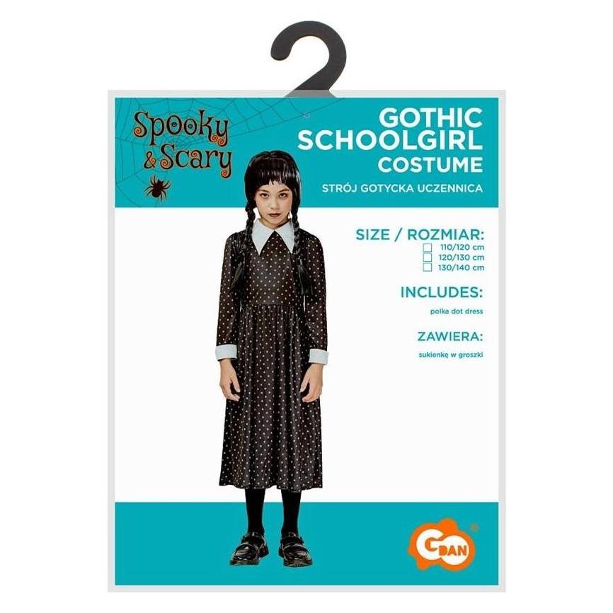 GoDan Gothic Schulmädchenkostüm 120/130cm (128) (58225611)
