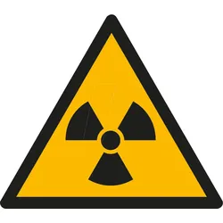 W 74307-2 - Warnschilder: Warnung vor radioaktiven Stoffen, 25 mm