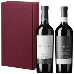Geschenk: La Palma Riserva  Redìt Cannonau Riserva & Recònta Cagnulari Riserva (2er Geschenkbox), Santa Maria la Palma, Sardinien